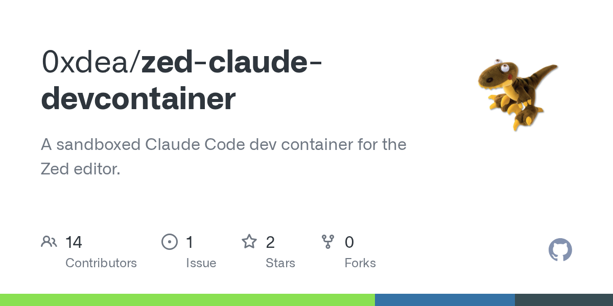 Zed Claude Devcontainer — Development skill for Claude Code
