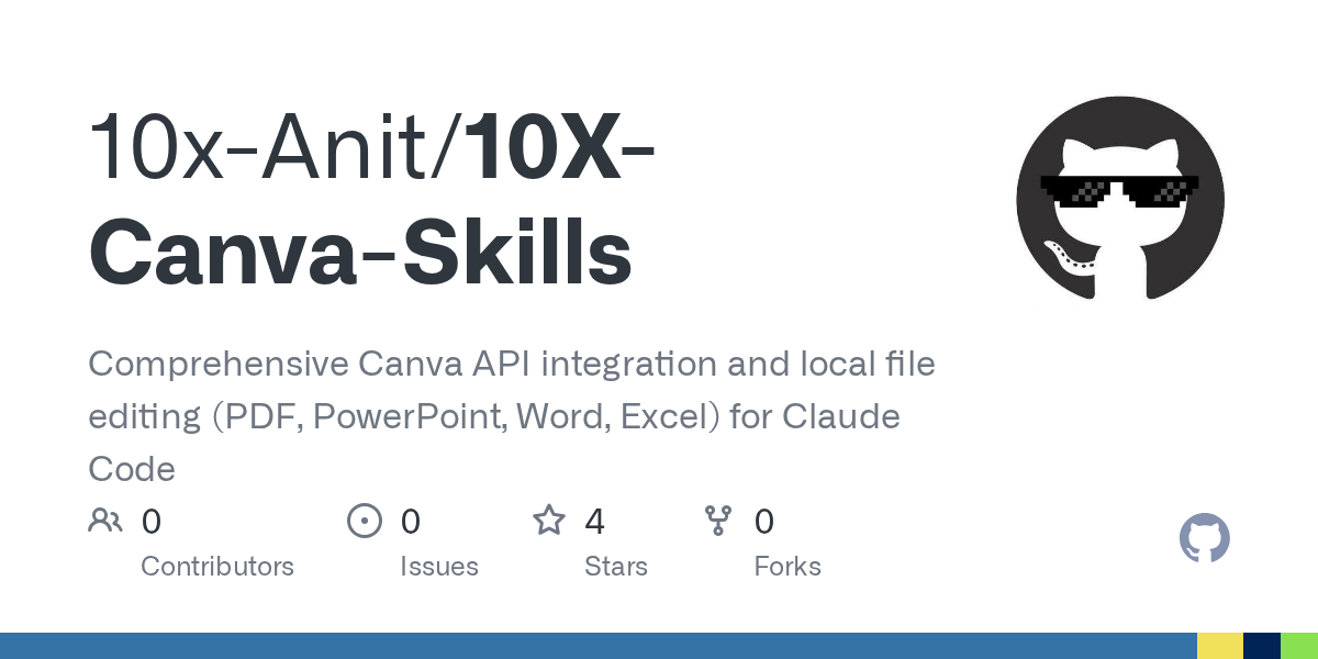 Canva — Development skill for Claude Code