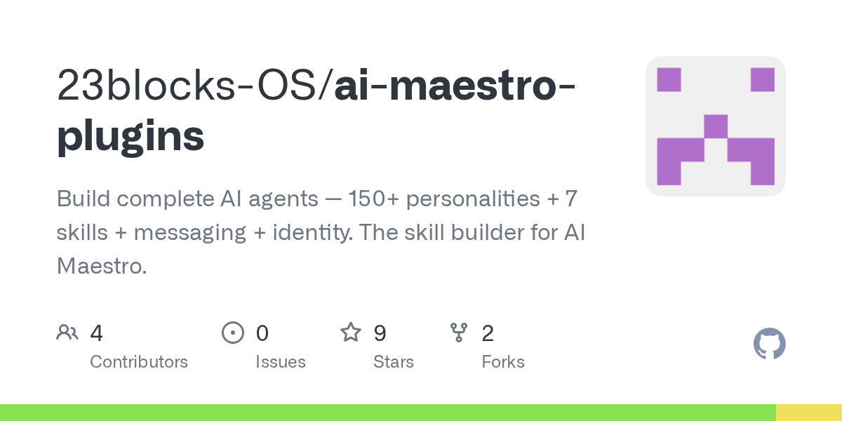 AI Maestro Plugins — AI skill for Claude Code