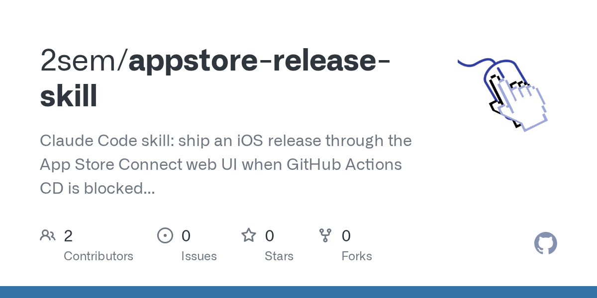 Appstore Release Skill — Design skill for Claude Code