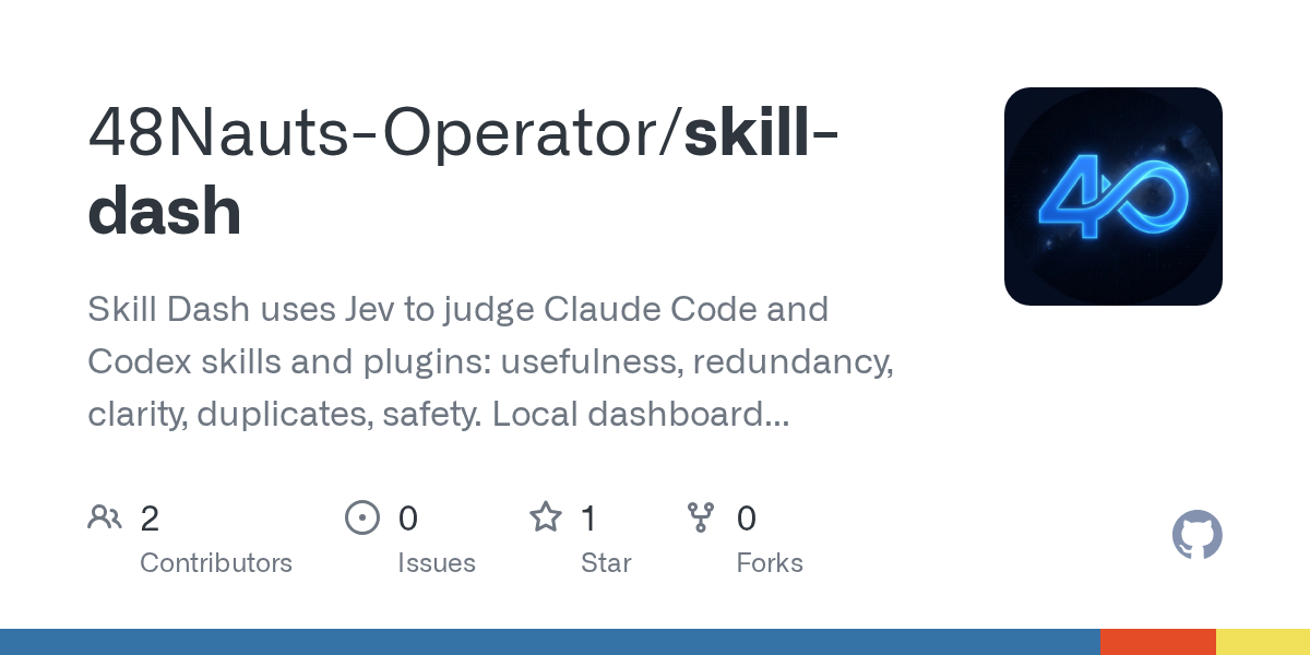 Skill Dash — Data skill for Claude Code