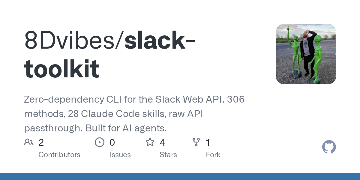 Slack Toolkit — AI skill for Claude Code