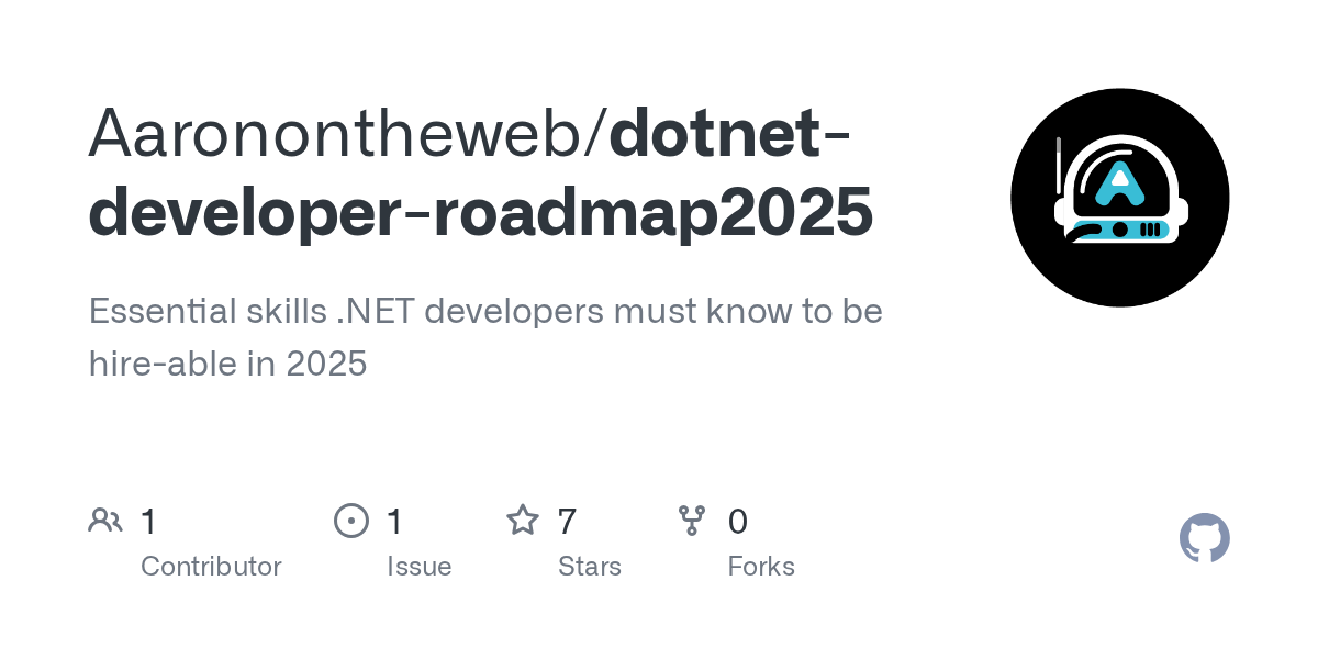 Dotnet Developer Roadmap2025 — Development skill for Claude Code
