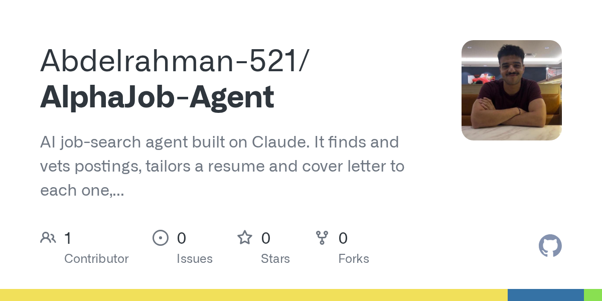 AlphaJob Agent — AI skill for Claude Code