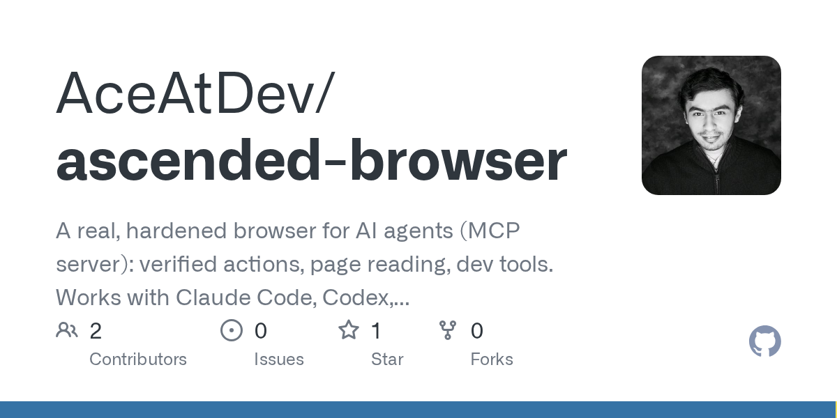 Ascended Browser — AI skill for Claude Code