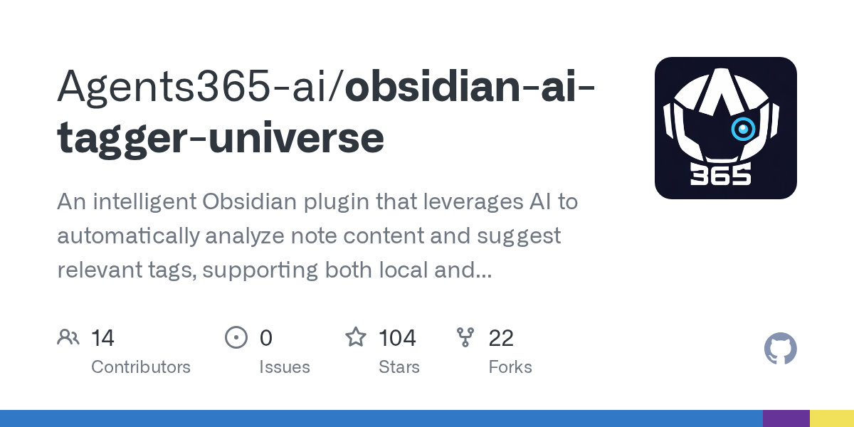 Obsidian AI Tagger Universe — AI skill for Claude Code