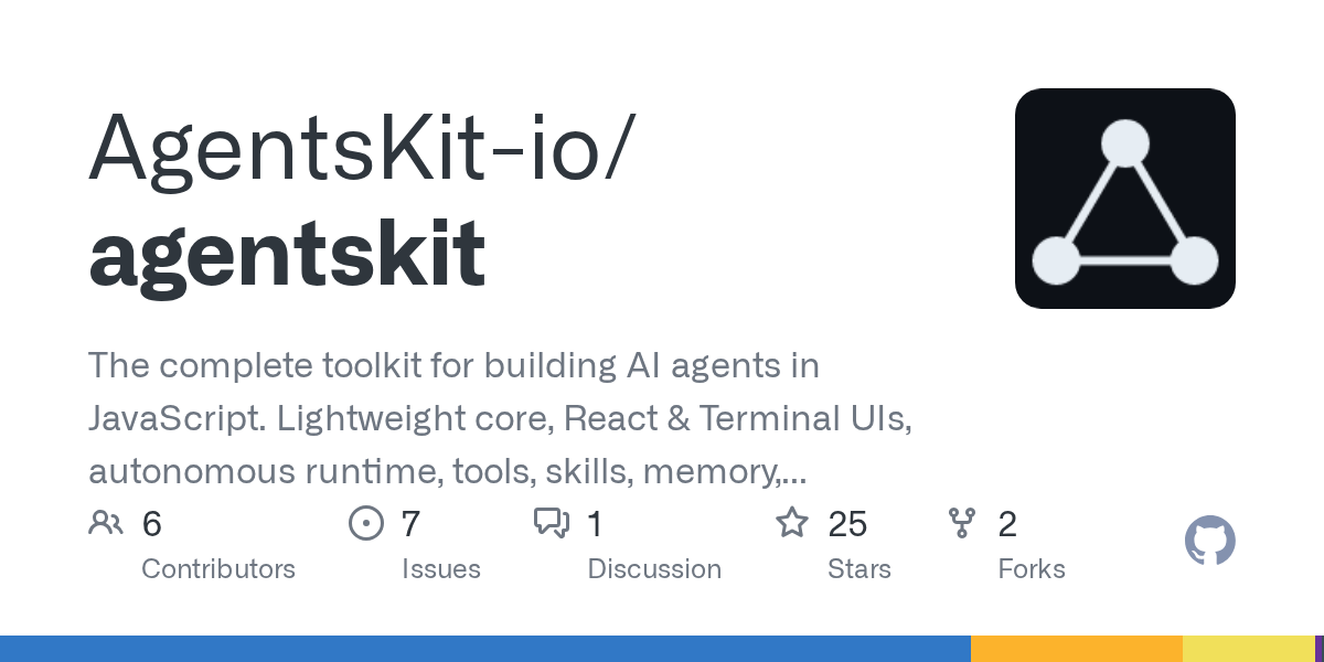 Agentskit — AI skill for Claude Code