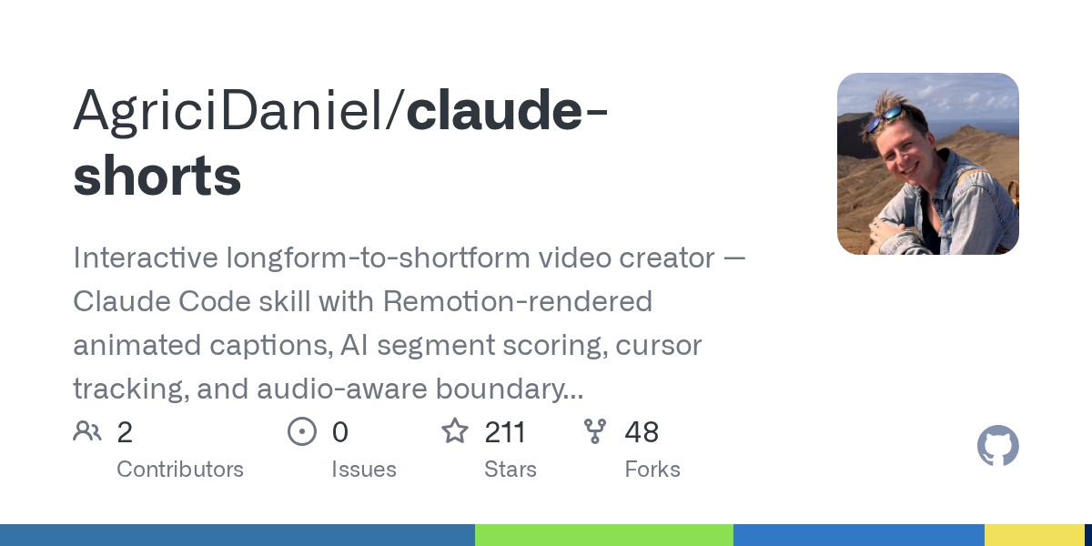 Claude Shorts — AI skill for Claude Code