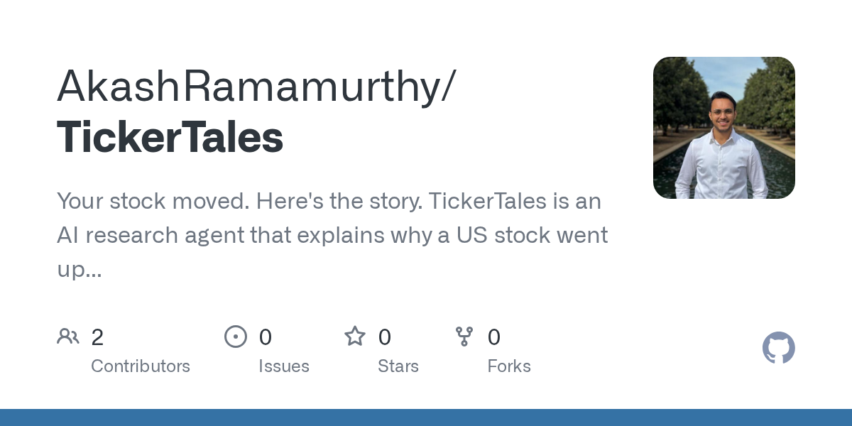 TickerTales — AI skill for Claude Code