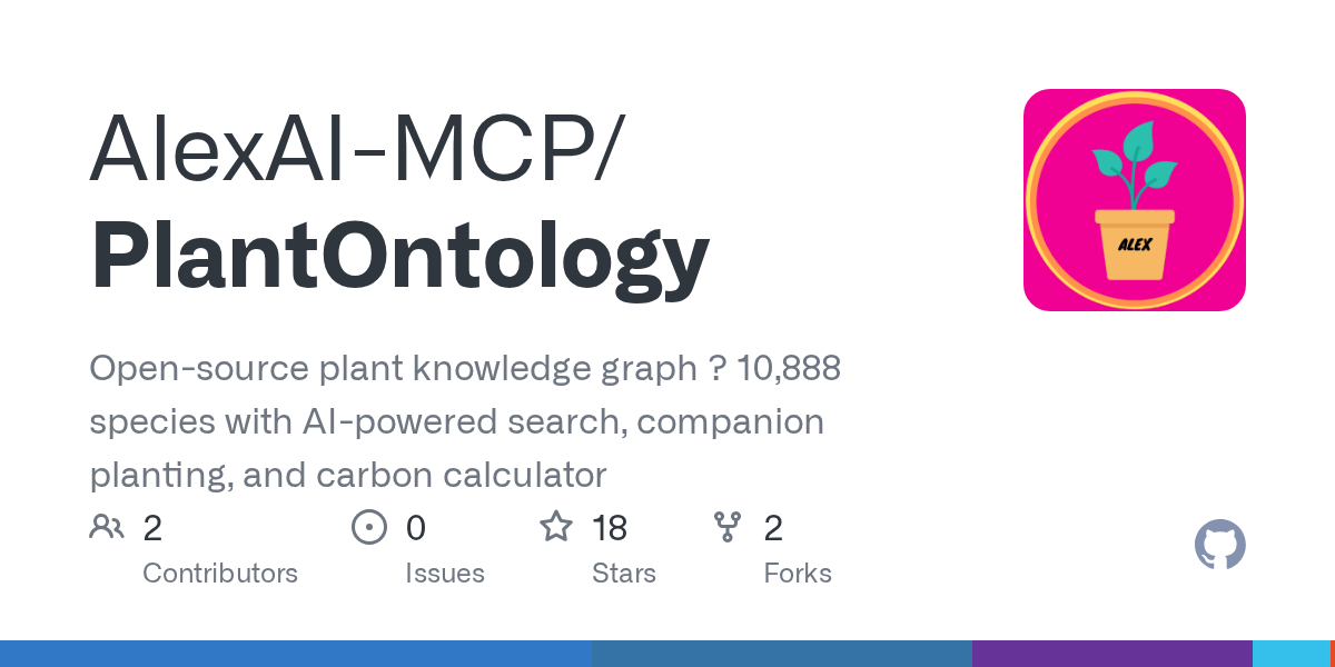 PlantOntology — AI skill for Claude Code