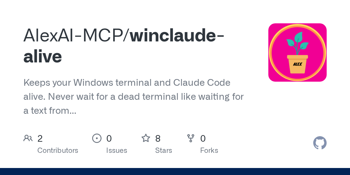 Winclaude Alive — Development skill for Claude Code