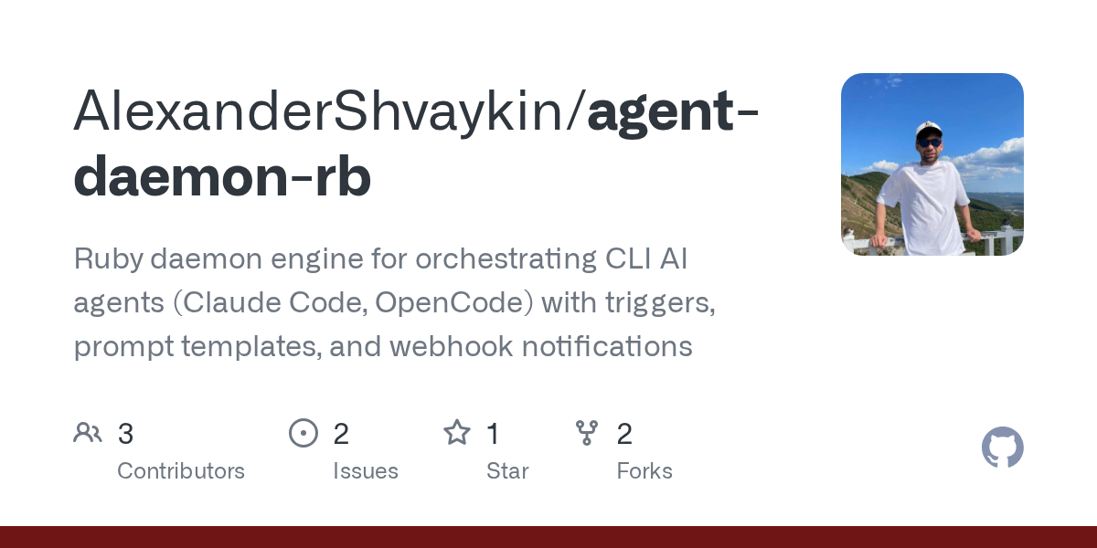 Agent Daemon Rb — AI skill for Claude Code