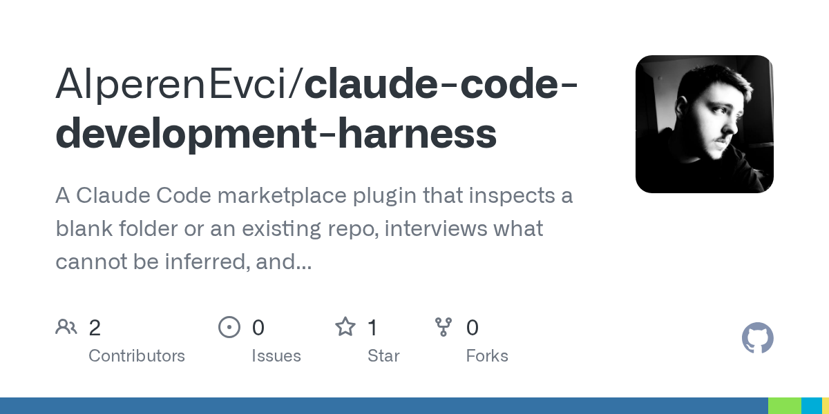 Harness Template Cartographer — Development agent for Claude Code