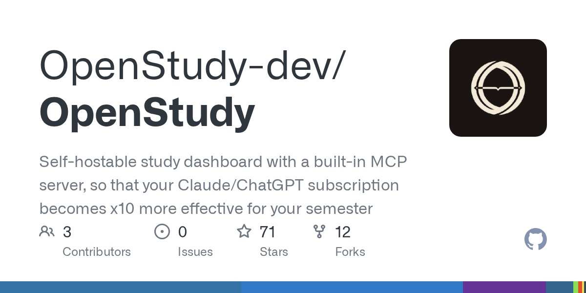 OpenStudy — Development skill for Claude Code