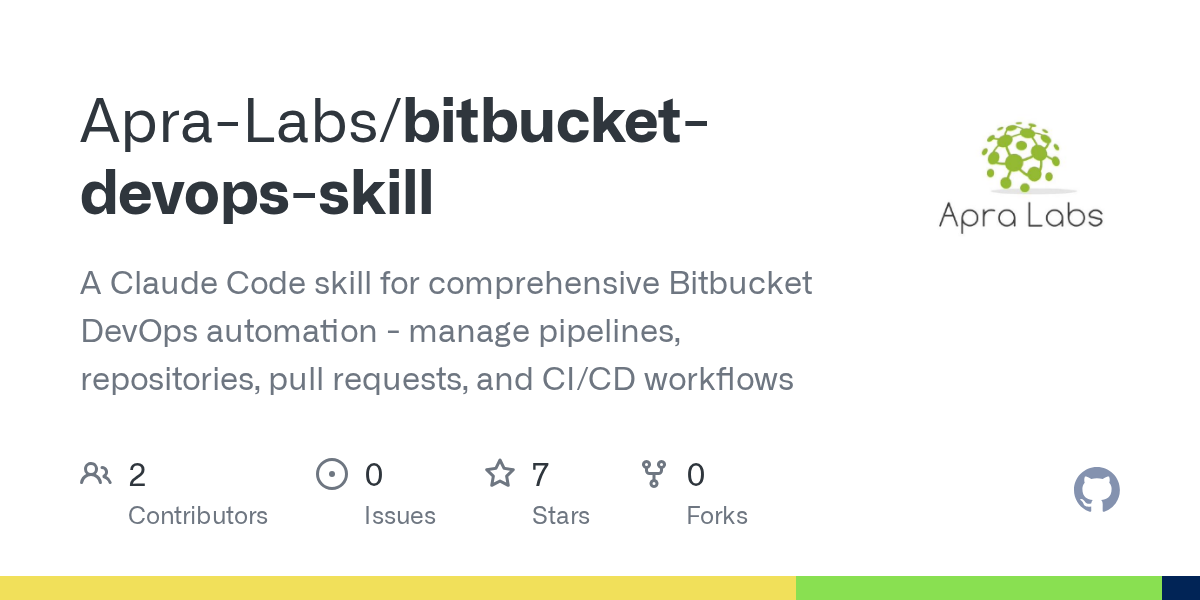 Bitbucket DevOps Skill — DevOps skill for Claude Code