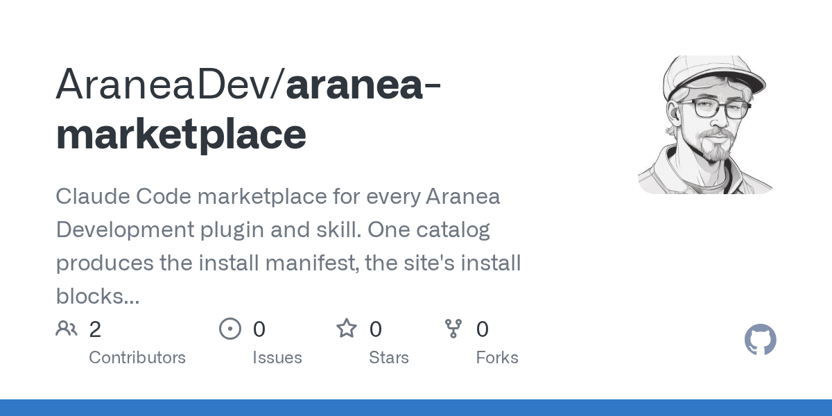 Aranea Marketplace — Documentation skill for Claude Code