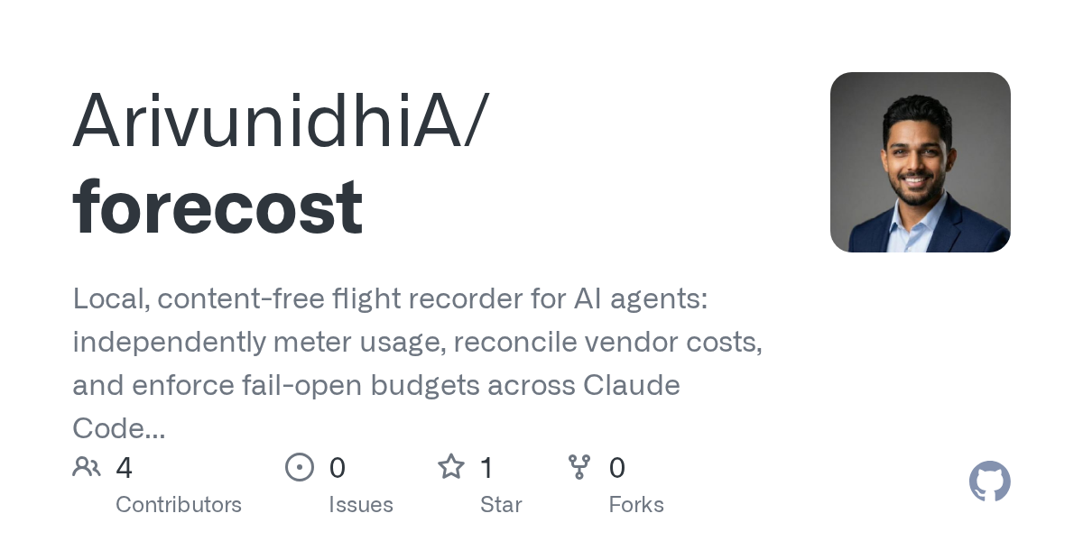 Forecost — AI skill for Claude Code