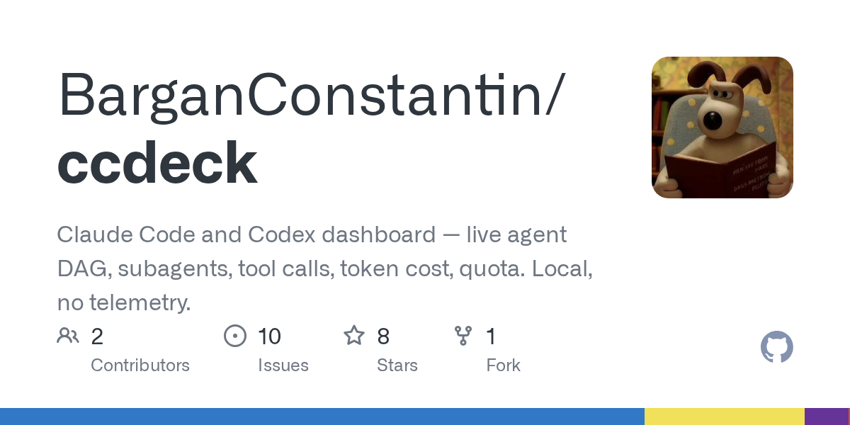 Ccdeck — AI skill for Claude Code