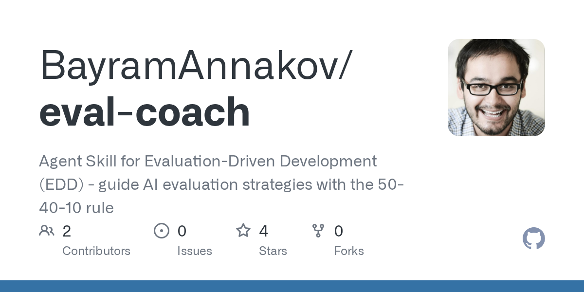 Eval Coach — AI skill for Claude Code