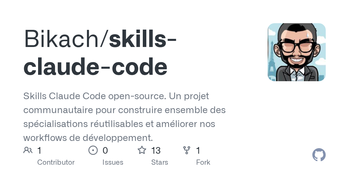 Skills Claude Code — Development skill for Claude Code