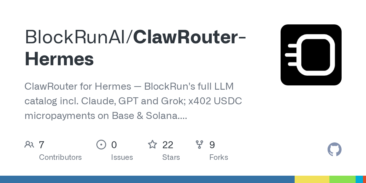 ClawRouter Hermes — AI skill for Claude Code