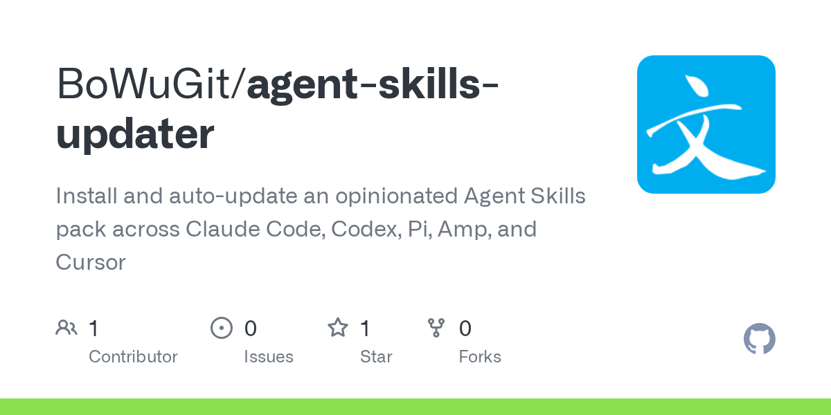 Agent Skills Updater — Development skill for Claude Code