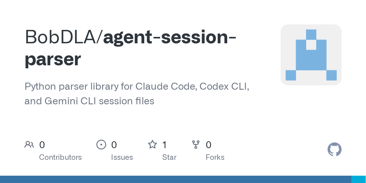 Agent Session Parser — Development skill for Claude Code