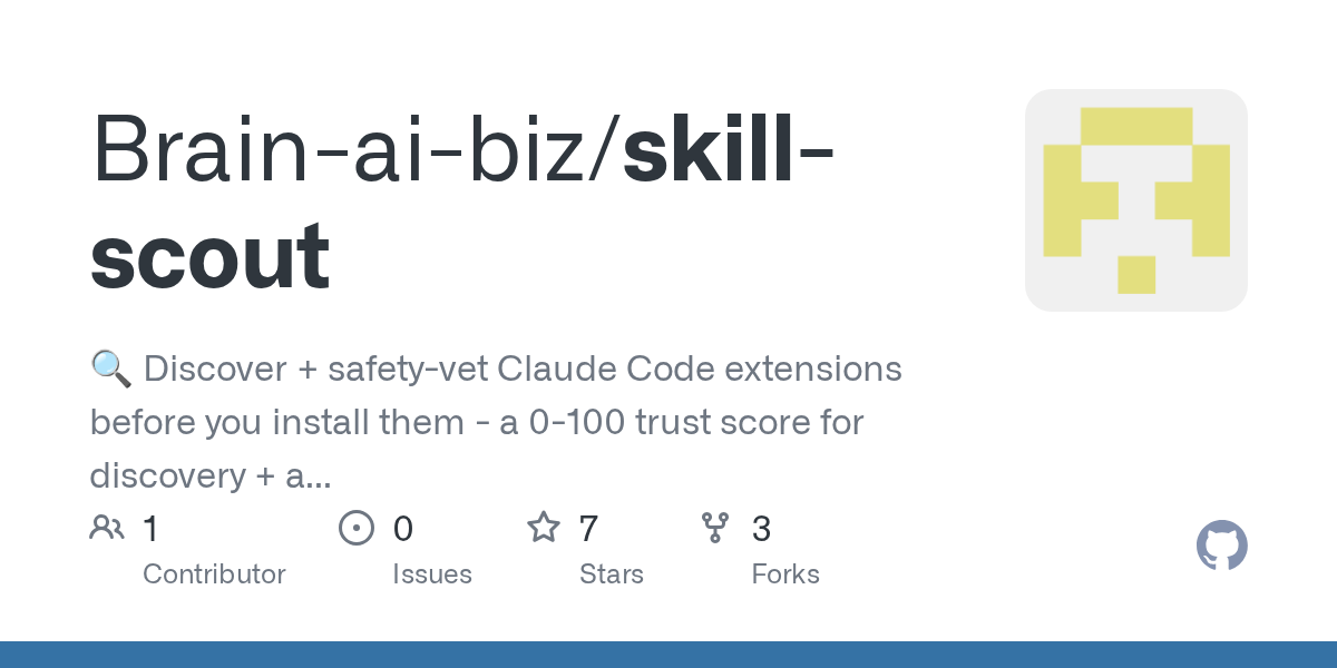 Skill Scout — Development skill for Claude Code