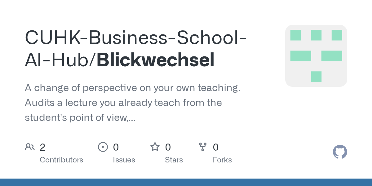 Blickwechsel — Development skill for Claude Code