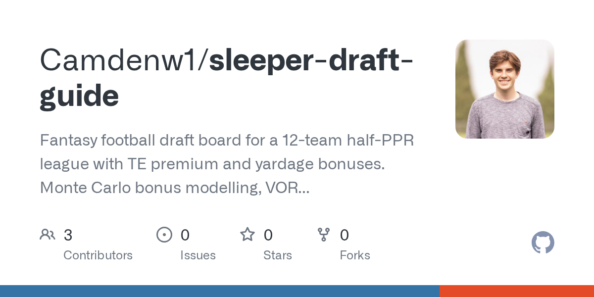 Sleeper Draft Guide — Development skill for Claude Code