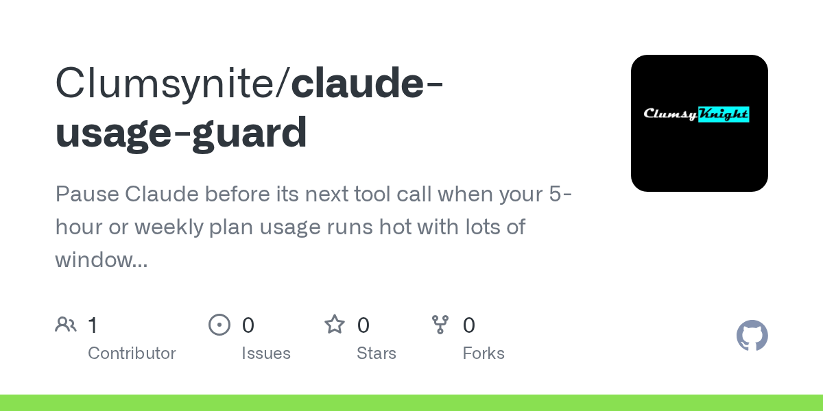 Claude Usage Guard — Development skill for Claude Code