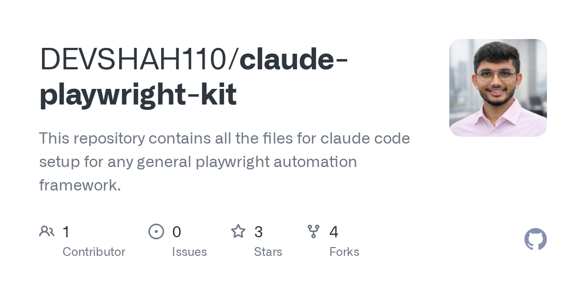 Claude Playwright Kit — Testing skill for Claude Code