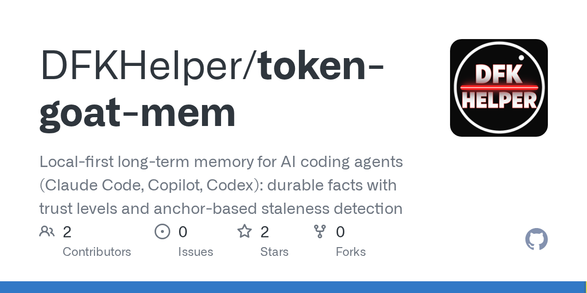 Token Goat Mem — AI skill for Claude Code