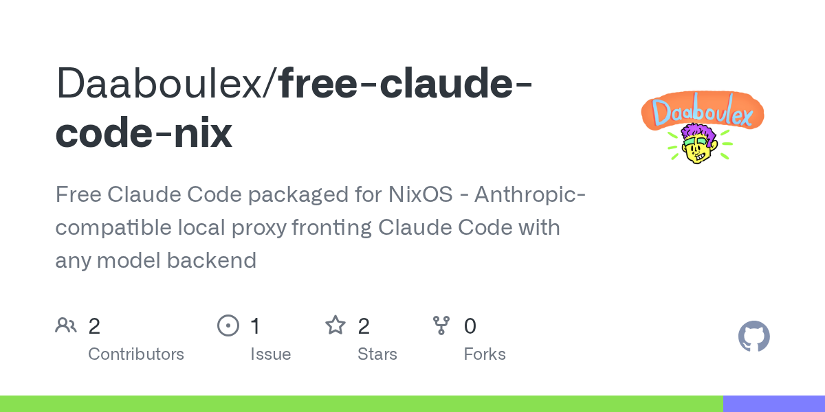 Free Claude Code Nix — AI skill for Claude Code