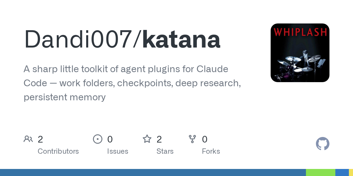 Katana — Development skill for Claude Code