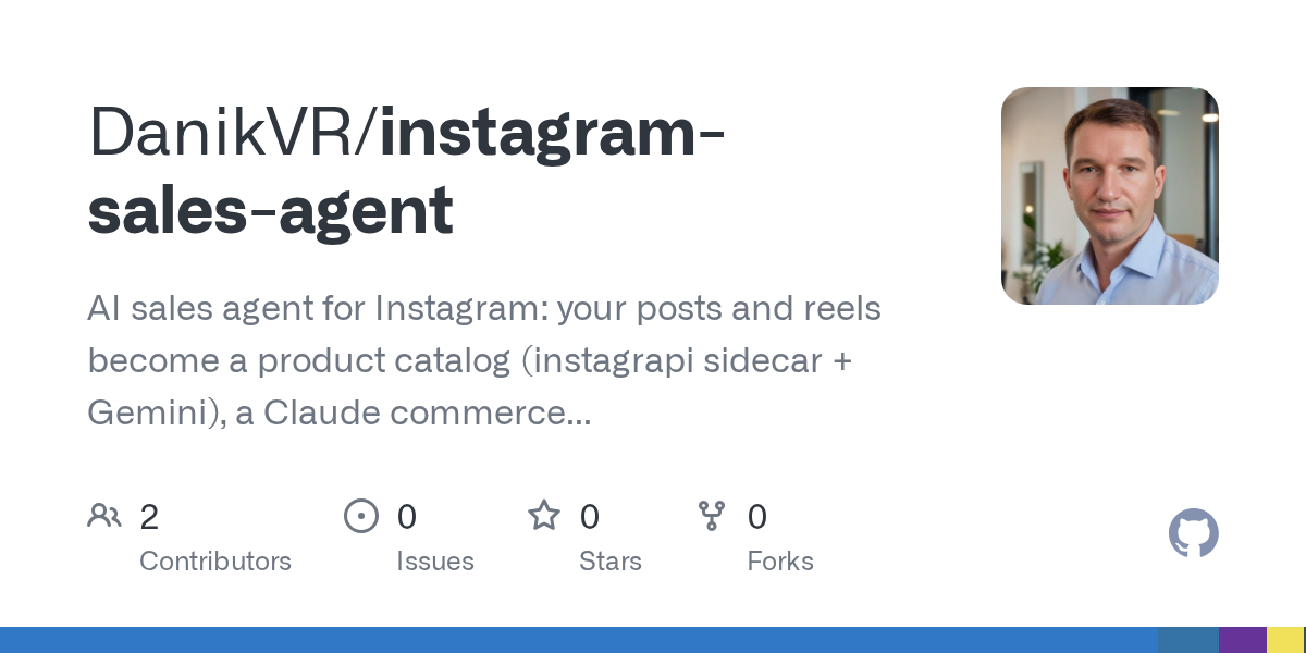 Instagram Sales Agent — AI skill for Claude Code