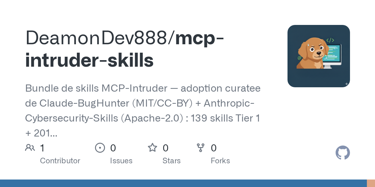 MCP Intruder Skills — Development skill for Claude Code