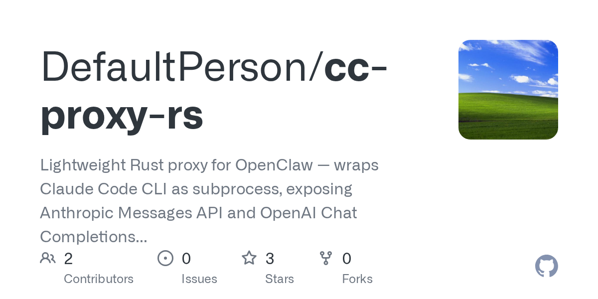 Cc Proxy Rs — Communication skill for Claude Code