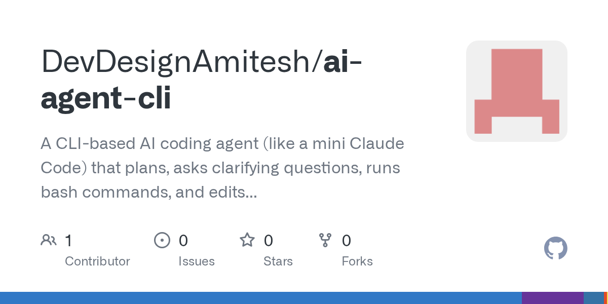 AI Agent CLI — AI skill for Claude Code