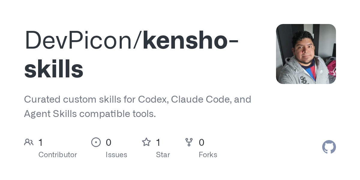 Kensho Skills — Development skill for Claude Code