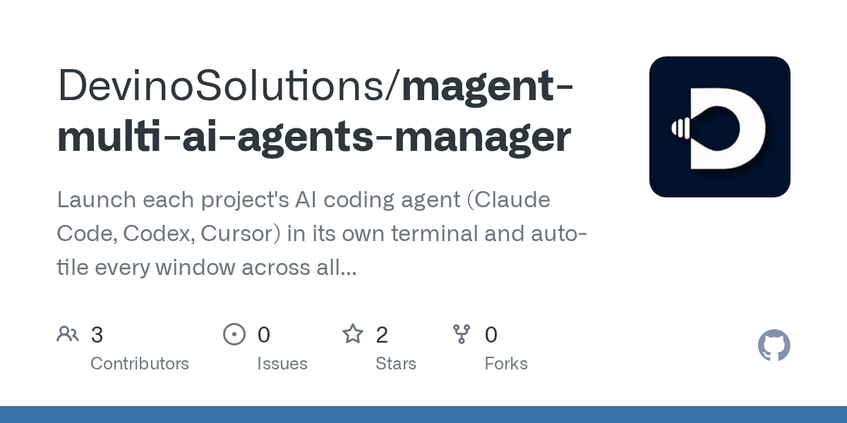 Magent Multi AI Agents Manager — AI skill for Claude Code
