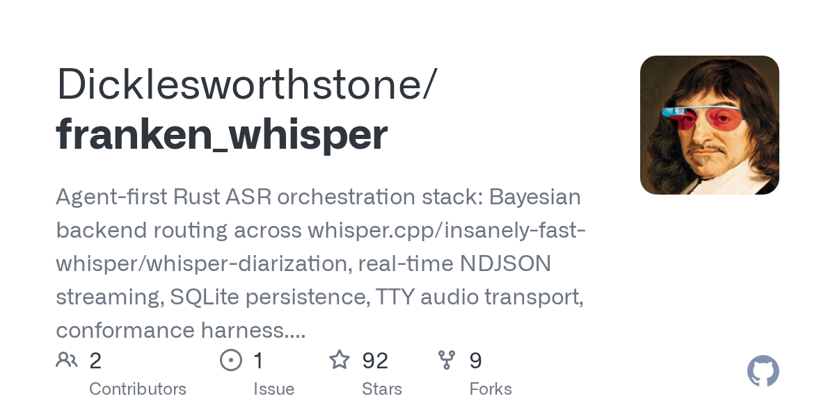 Franken Whisper — Productivity skill for Claude Code