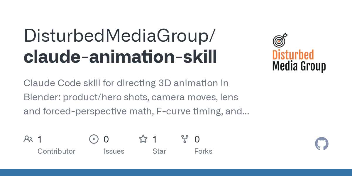 Claude Animation Skill — Development skill for Claude Code