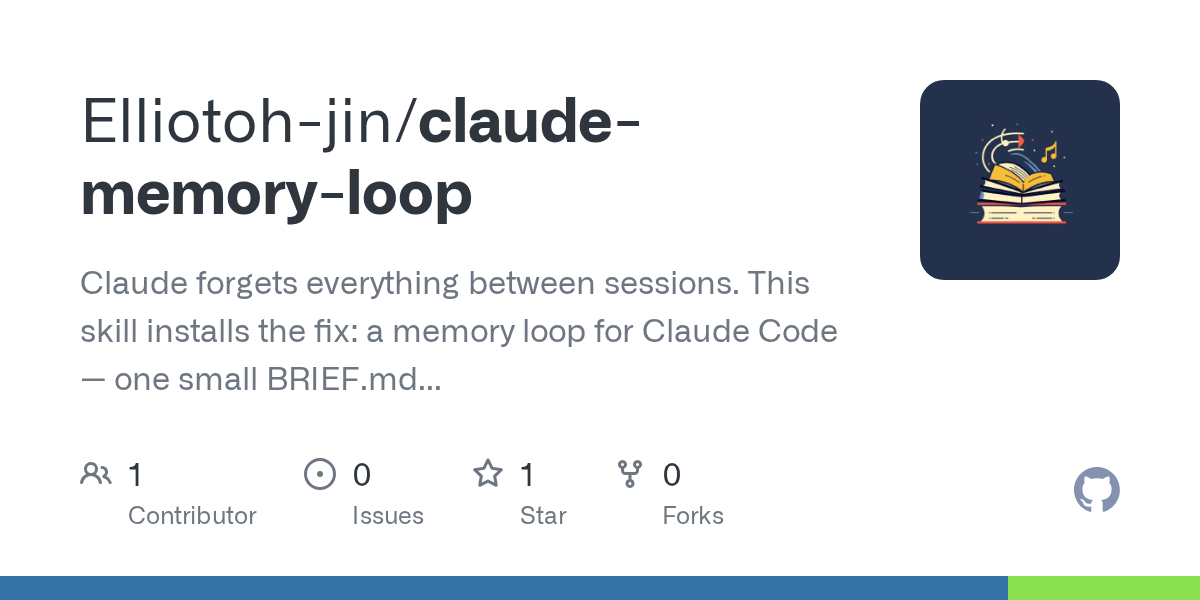 Claude Memory Loop — Development skill for Claude Code