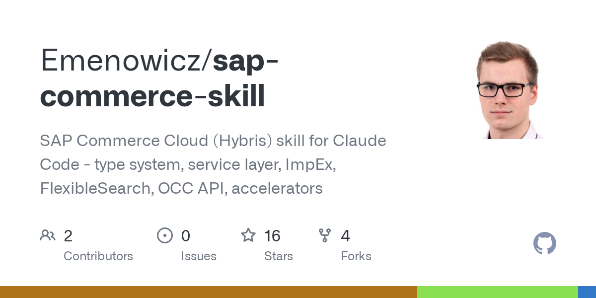 Sap Commerce Skill — Development skill for Claude Code
