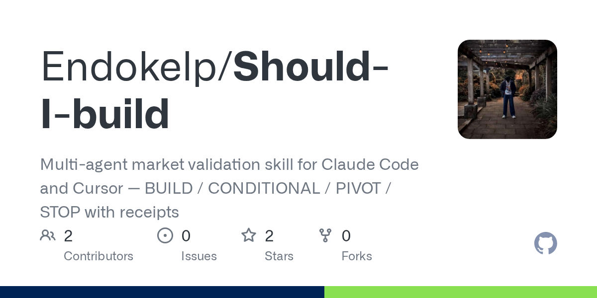 Should I Build — Development skill for Claude Code