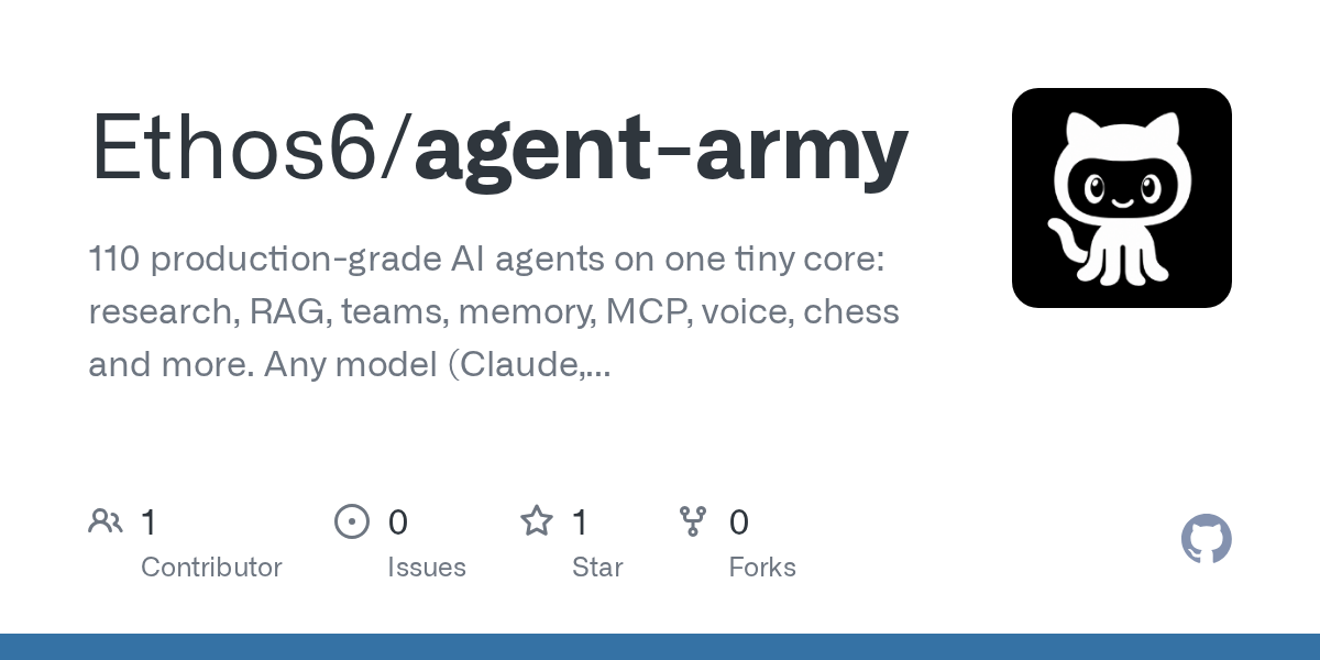 Agent Army — AI skill for Claude Code