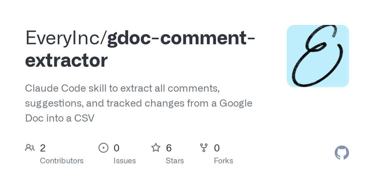 Gdoc Comment Extractor — Documentation skill for Claude Code