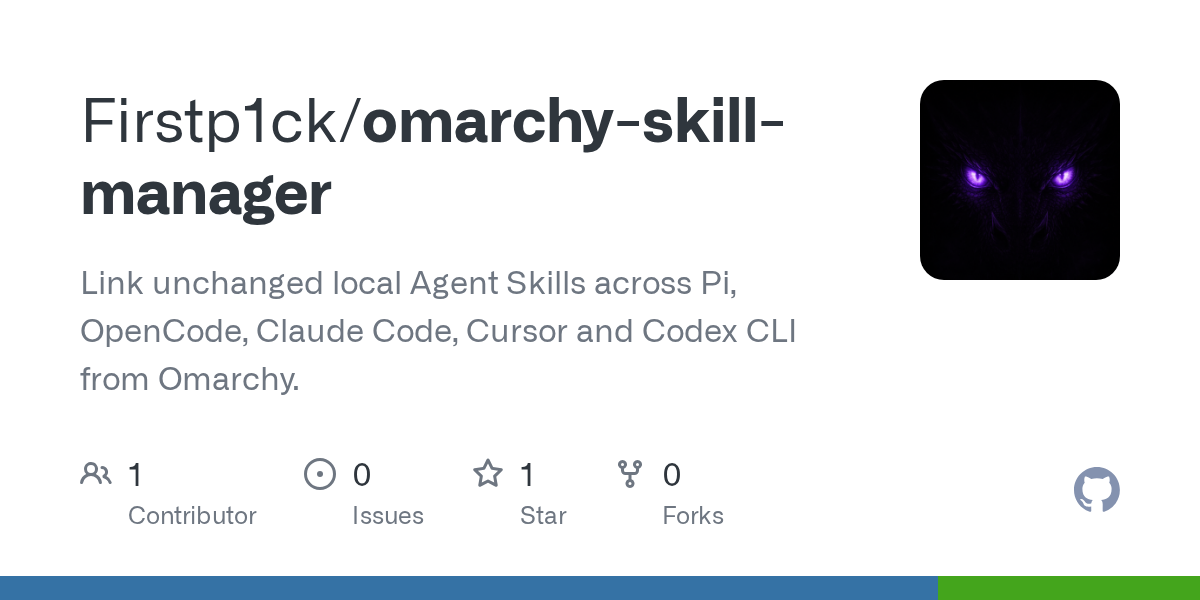 Omarchy Skill Manager — Development skill for Claude Code
