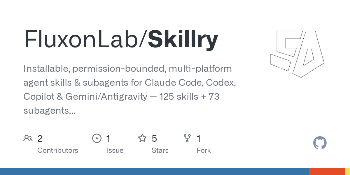 Skillry — Development skill for Claude Code